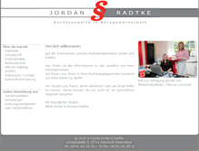 Tablet Screenshot of jordan-radtke.de